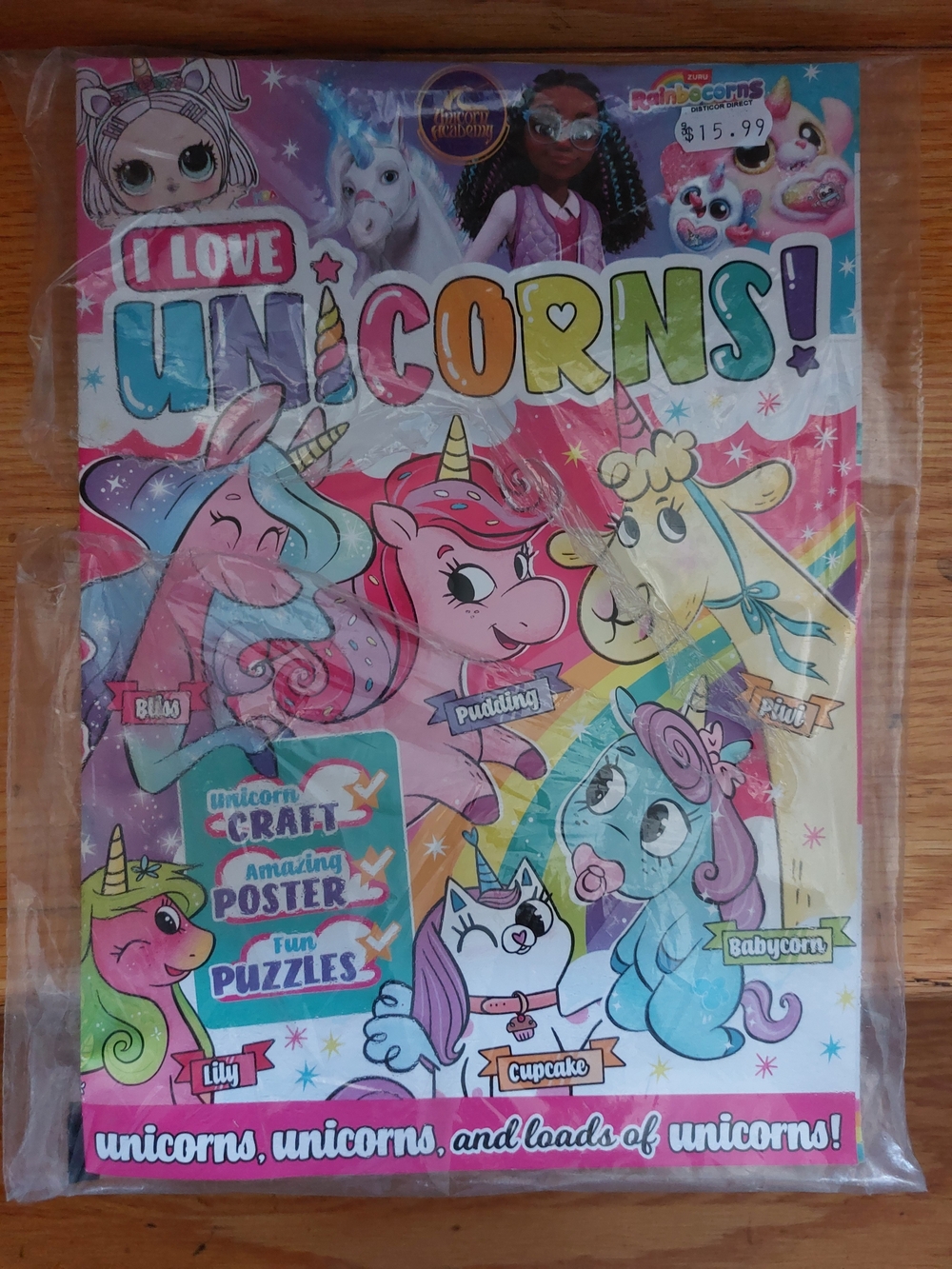 I Love Unicorns! Colorful Kids Activity Pack